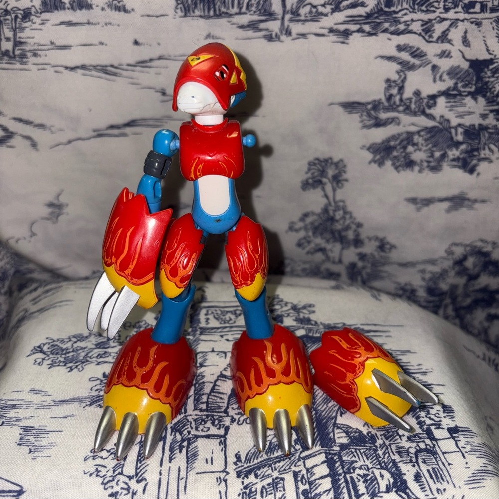 Bandai Digimon Digivolving FLAMEDRAMON Loose Action Figure 2000